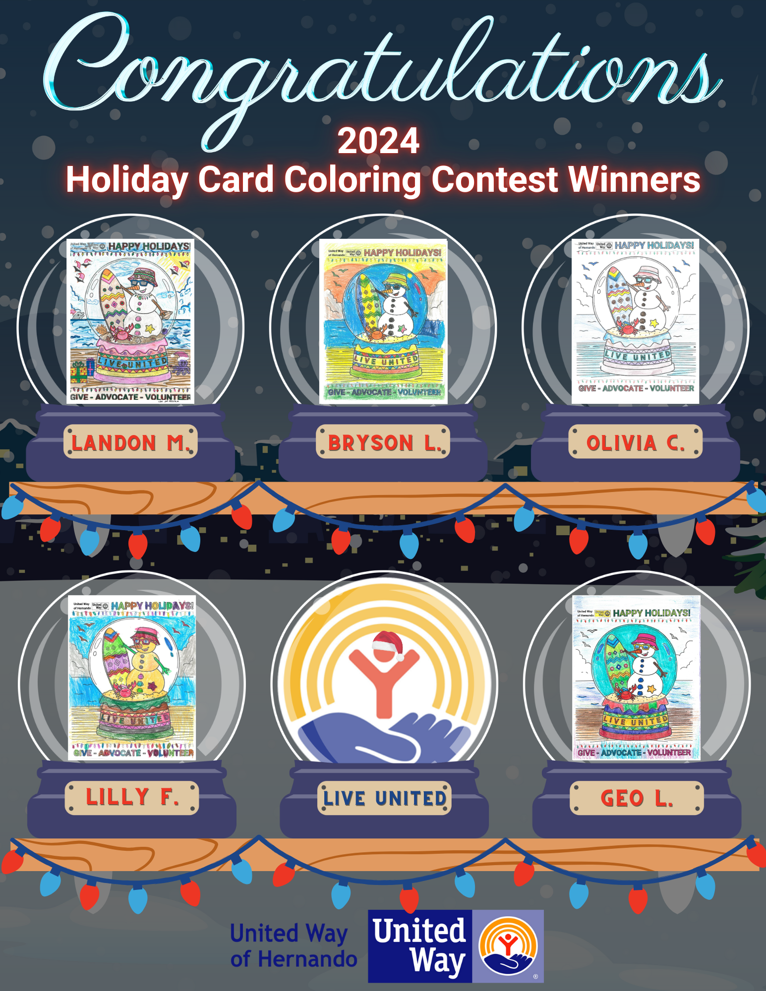 2024 Holiday Card Coloring Contest